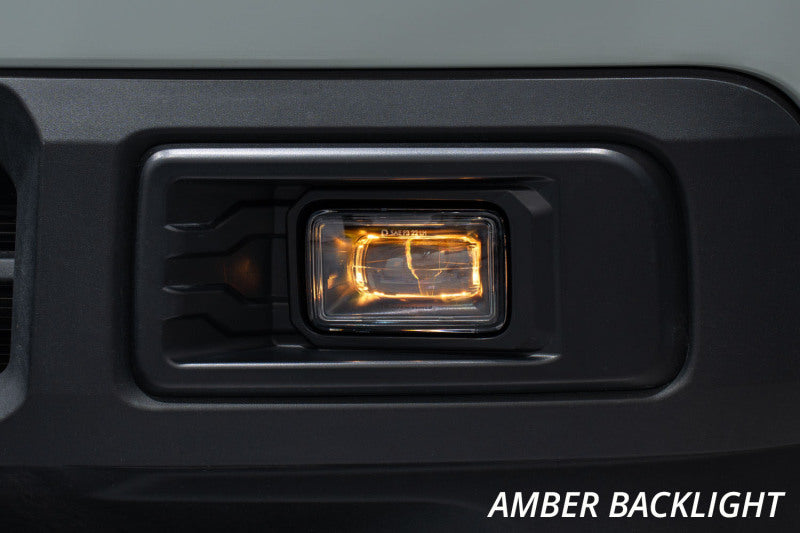 Diode Dynamics 2022+ Ford Maverick Elite Series Add-On LED Fog Light Kit Yellow