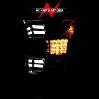 Thumbnail for ANZO 15-17 Ford F-150 Proj Headlights w/ Plank Style Design Chrome w/ Amber Sequential Turn Signal