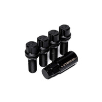 Thumbnail for Vossen 28mm Lock Bolt - 14x1.25 - 17mm Hex - Cone Seat - Black (Set of 4)