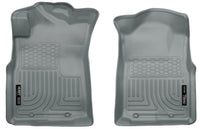 Thumbnail for Husky Liners 05-15 Toyota Tacoma Crew/Extended/Standard Cab WeatherBeater Front Grey Floor Liners
