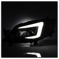 Thumbnail for Spyder Subaru WRX 08-09 Projector Headlights - Halogen Model Only - Black PRO-YD-SWRX08-LBDRL-BK