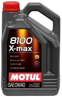 Thumbnail for Motul 5L Synthetic Engine Oil 8100 0W40 X-MAX - Porsche A40