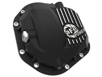 Thumbnail for aFe Pro Series Dana 60 Front Differential Cover Black w/ Machined Fins 17-20 Ford Trucks (Dana 60)