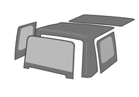 Thumbnail for Rampage 1986-1994 Suzuki Samurai Soft Top OEM Replacement - Black Diamond