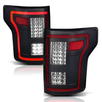 Thumbnail for ANZO 15-17 Ford F-150 LED Taillights Black w/ Sequential