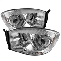 Thumbnail for Spyder Dodge Ram 1500 06-08/Ram 2500 06-09 Projector Headlights LED Halo LED Chrm PRO-YD-DR06-HL-C