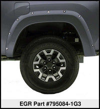 Thumbnail for EGR 16+ Toyota Tacoma w/Mudflap Bolt-On Look Color Match Fender Flares - Set - MagneticGray