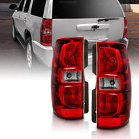 Thumbnail for ANZO 2007-2014 Chevy Tahoe Taillight Red/Clear Lens (OE Replacement)
