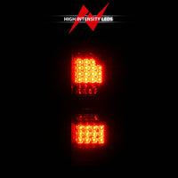 Thumbnail for ANZO 2014-2018 GMC Sierra LED Tail Lights Black Housing Smoke Lens