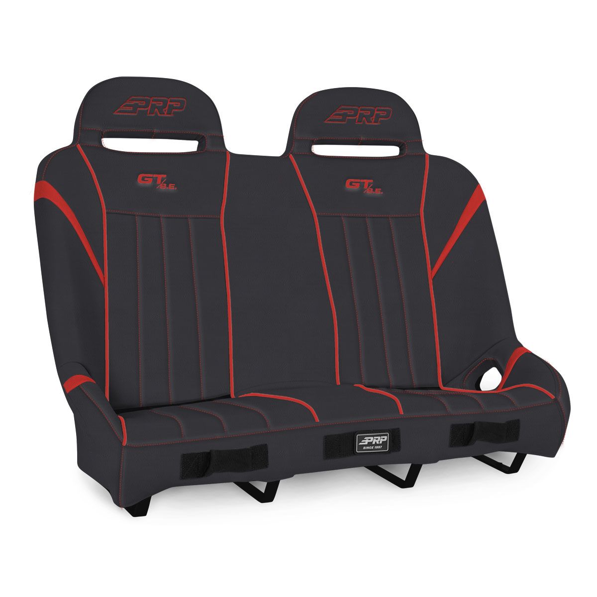PRP Polaris RZR PRO XP4/PRO R4/Turbo R4 GT/S.E. Rear Suspension Bench Seat - Black/Red