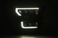 Thumbnail for AlphaRex 17-20 Ford Raptor NOVA LED Proj Headlights Plank Style Alpha Black w/Activ Light/Seq Signal
