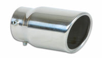 Thumbnail for Vibrant 3in Round SS Bolt-On Exhaust Tip (Single Wall Angle Cut Rolled Edge)