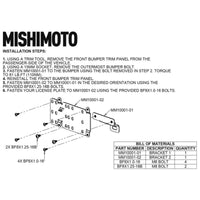 Thumbnail for Mishimoto 2021+ Ford Bronco Plastic Bumper License Plate Relocation