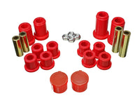 Thumbnail for Energy Suspension 07-13 Chevrolet Silverado1500 4WD Front Control Arm Bushing Set - Red