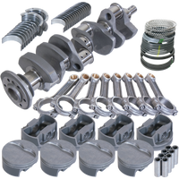 Thumbnail for Eagle Chevy Pro Street 384 Rotating Assembly 4140 Crankshaft w/ 4340 I Beam Rods & Flat Top Pist