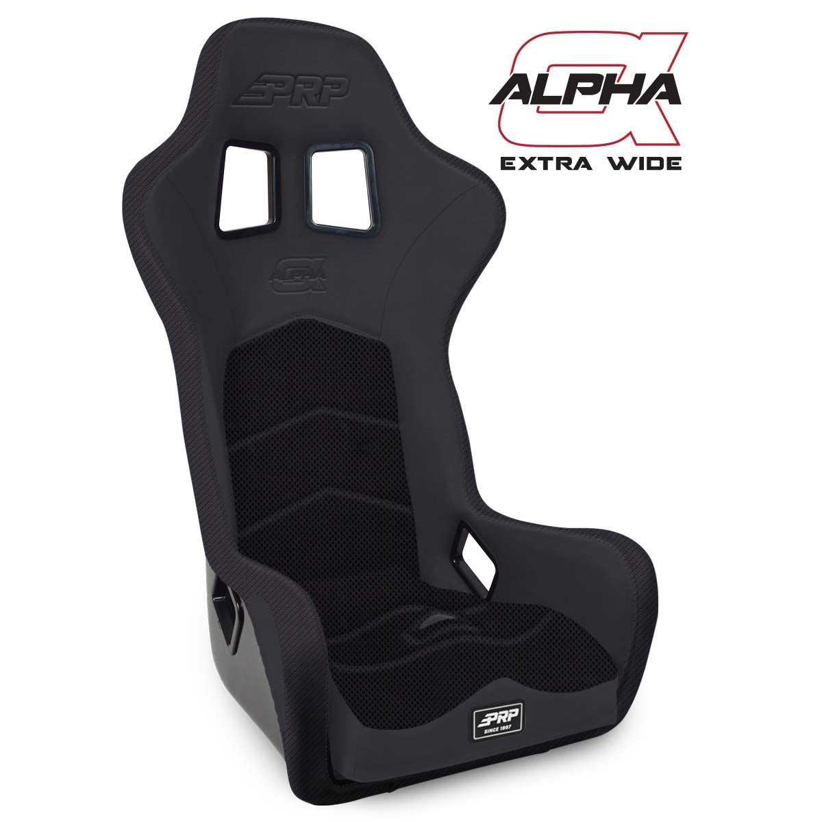 PRP Alpha Composite Seat/Extra Wide- Black