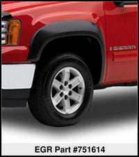 Thumbnail for EGR 07-10 GMC Sierra HD 6-8ft Bed Rugged Look Fender Flares - Set