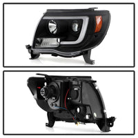 Thumbnail for Spyder Toyota Tacoma 05-11 V2 High-Power LED Headlights - Black PRO-YD-TT05PL-BK