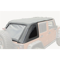 Thumbnail for Rugged Ridge Bowless Soft Top Black Diamond 4-Door 07-18 Jeep Wrangler JK