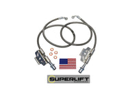 Thumbnail for Superlift 03-13 Dodge Ram 2500/3500 w/ 4-6in Lift Kit (Pair) Bullet Proof Brake Hoses