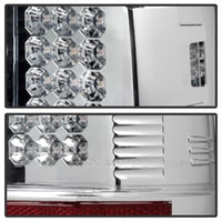 Thumbnail for Spyder Ford Super Duty 08-15 LED Tail Lights Chrome ALT-YD-FS07-LED-C