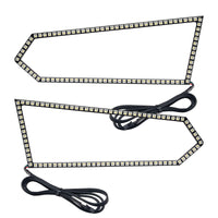 Thumbnail for Oracle 14-19 Polaris Ranger 570/900/1000 Dynamic RGB+W Headlight Halo Kit - - Dynamic SEE WARRANTY