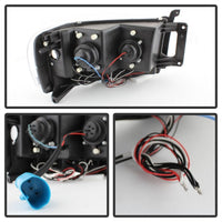 Thumbnail for Spyder Dodge Ram 1500 02-05/Ram 2500 03-05 Projector Headlights LED Halo LED Chrm PRO-YD-DR02-HL-C