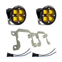 Thumbnail for Baja Designs Ford/Subaru SAE Squadron Fog Light Pocket Kit - Amber
