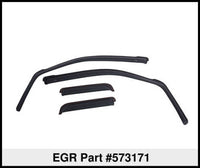 Thumbnail for EGR 04+ Ford F/S Pickup Extended Cab In-Channel Window Visors - Set of 4 (573171)