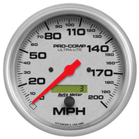 Thumbnail for Autometer Speedometer 5in - 200 MPH Electric Program w/ LCD Odometer Ultra- Lite