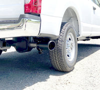 Thumbnail for Gibson 20-21 Ford F250/F350 7.3L 3in Cat-Back Single Exhaust System Stainless - Black Elite
