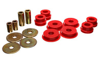 Thumbnail for Energy Suspension 03-05 Mitsubishi Lancer EVO 8 Red Rear Differential / Mustache Bar Bushing Set