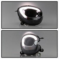 Thumbnail for Spyder Mini Cooper Countryman 11-15 Headlights - Halogen Model Only - Black PRO-YD-MCO11-DRL-BK