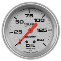 Thumbnail for Autometer Ultra-Lite 2 5/8in Mechanical 150 PSI Oil Pressure Gauge