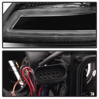 Thumbnail for Spyder Audi A4 09-12 Projector Headlights Halogen Model Only - DRL LED Black PRO-YD-AA408-DRL-BK