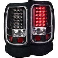Thumbnail for ANZO 1994-2001 Dodge Ram LED Taillights Black