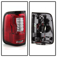 Thumbnail for Spyder Ford F150 04-08 Styleside Tail Light V2 - LED - Red Clear ALT-YD-FF15004V2-LBLED-RC