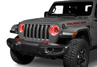 Thumbnail for Oracle Jeep Wrangler JL/Gladiator JT 7in. High Powered LED Headlights (Pair) - Dynamic SEE WARRANTY