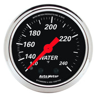 Thumbnail for Autometer Designer Black 2 1/16in 120-240 Deg F Mechanical Water Temp Gauge