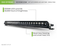 Thumbnail for DV8 Offroad 20in Elite Series Light Bar 105W LED - Single Row