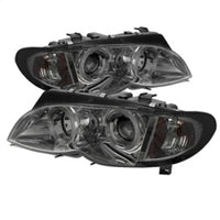 Thumbnail for Spyder BMW E46 3-Series 02-05 4DR Projector Headlights 1PC LED Halo Smke PRO-YD-BMWE4602-4D-AM-SM