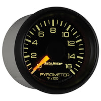 Thumbnail for Autometer Factory Match GM 2-1/16in 1600 Degree Electric Pyrometer (EGT) Gauge