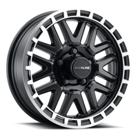 Thumbnail for Raceline 953BM Krank 13x4.5in / 5x114.3 BP / -0.125mm Offset / 3.19mm Bore - Black & MACH. Wheel