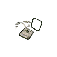 Thumbnail for Rugged Ridge 55-86 Jeep CJ Stainless Steel Side Mirror Kit