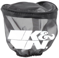 Thumbnail for K&N Air Filter Wrap Black Oval Tapered 3.75in Base I/S Width x 2.5in Top I/S Width x 2.75in H