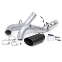 Thumbnail for Banks Power 17-19 Chevy Duramax L5P 2500/3500 Monster Exhaust System w/ Black Tip