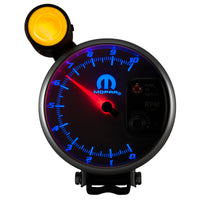 Thumbnail for AutoMeter Gauge Tachometer 5in. 10K RPM Pedestal W/ Ext. Shift-Lite White Mopar