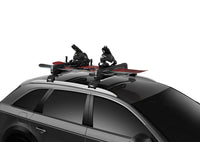 Thumbnail for Thule SnowPack Extender Slide-out Ski/Snowboard Rack (Up to 6 Pair Skis/4 Snowboards) - Black