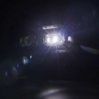 Thumbnail for AlphaRex 19-21 Ram 2500 LUXX LED Proj Headlights Plank Style Black w/Activ Light/Seq Signal/DRL