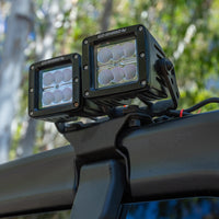 Thumbnail for Go Rhino 18-20 Jeep Wrangler JL/JLU Light Mount - One or Two 3in Cubes